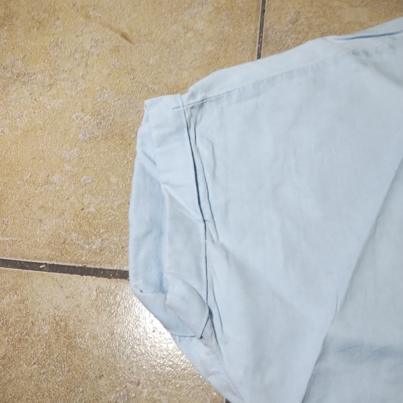 Como Vintage Women's Blue Short Sleeved Button Down Shirt Size Medium - Picture 6 of 11